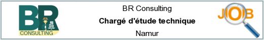 Offres d'emploi - Chargé d'étude technique - Namur